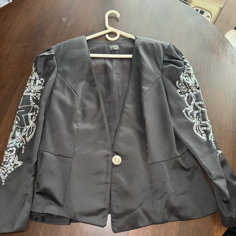 JOVANI black Women's blazer